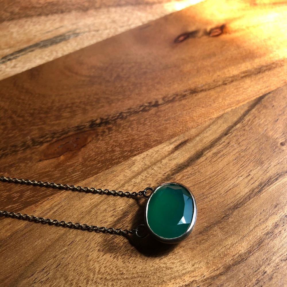 Baroni | Green Emerald & .925 Silver Necklace - Picture 5 of 13